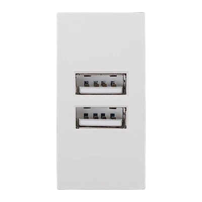Tvöfalt USB A 12W hleðslutæki