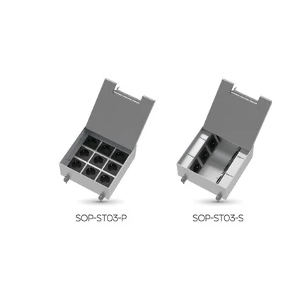 Low Profile Metal Gólfbox