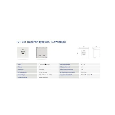 USB A USB C Power Module